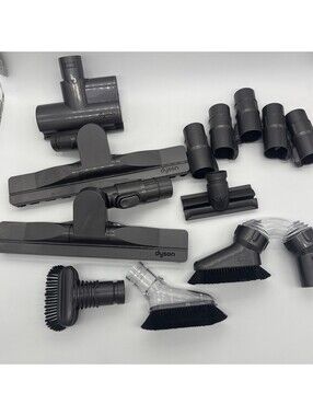 Lot of 12 Genuine Dyson Vacuum Attachments - MultiTool Set Floor Brush Motorized